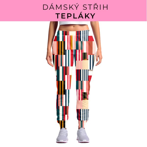 DÁMSKÝ střih - tepláky
