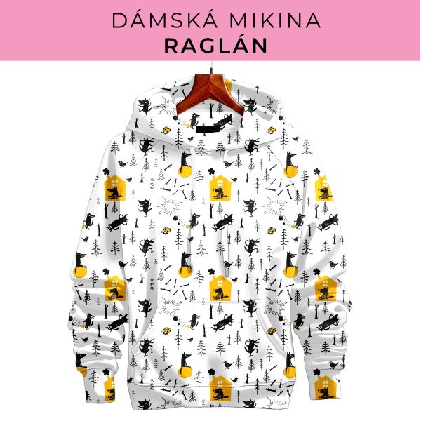 DÁMSKÝ střih - mikina raglán