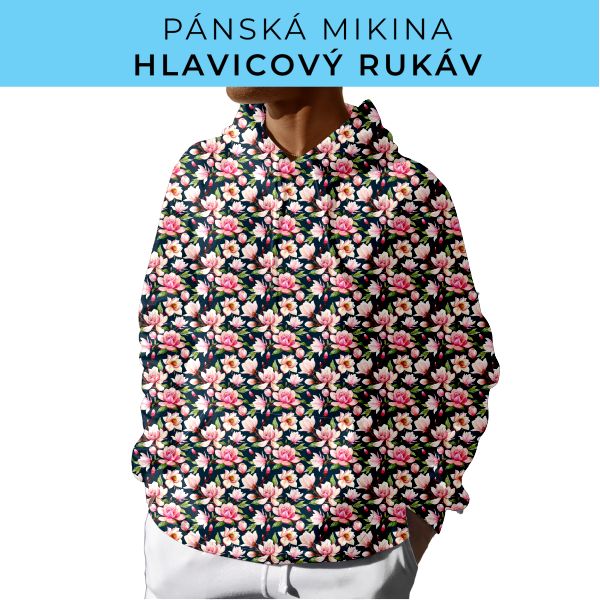 PÁNSKÝ střih - mikina s kapucí