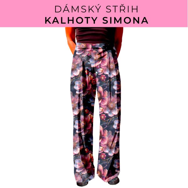 Dámský střih - kalhoty Simona