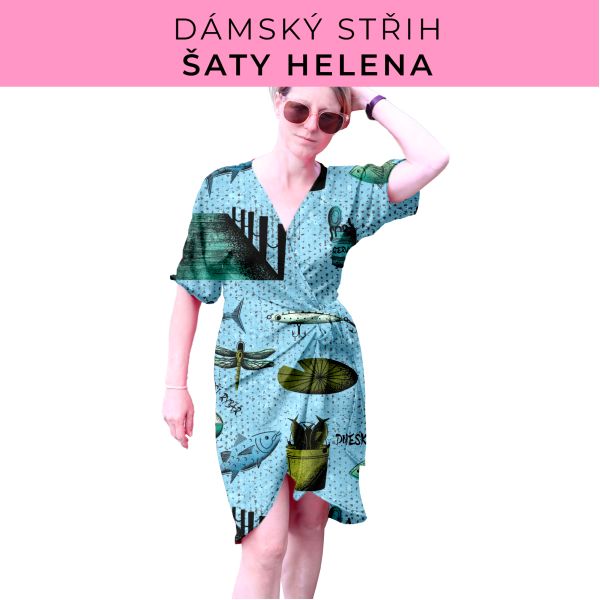 Dámský střih na šaty  Helena