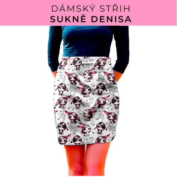 Dámský střih - Dámská sukně Denisa