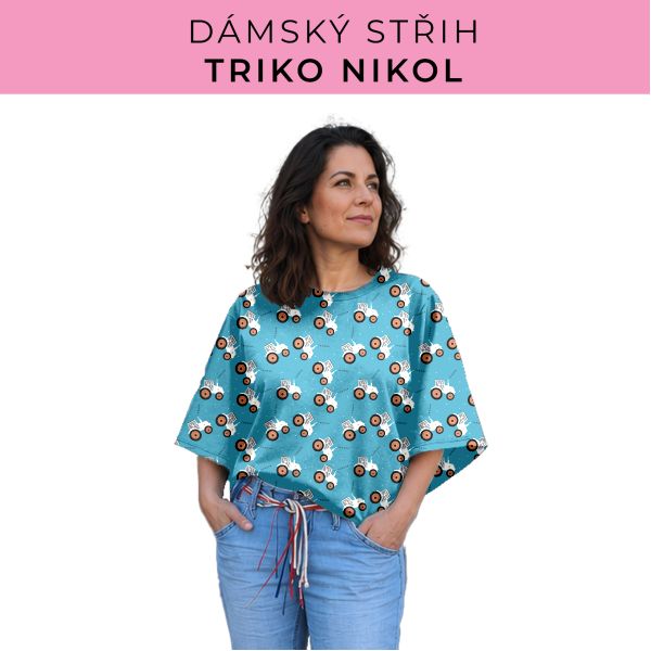 Dámský střih -  triko Nikol
