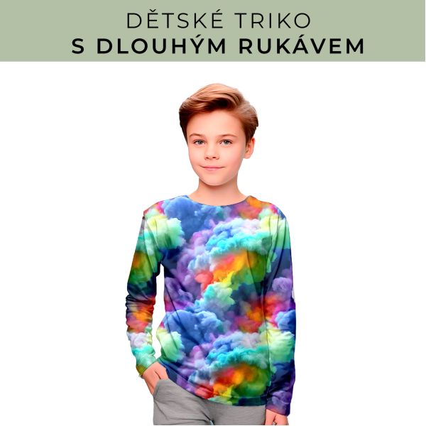 DĚTSKÝ střih - triko dlouhý rukáv