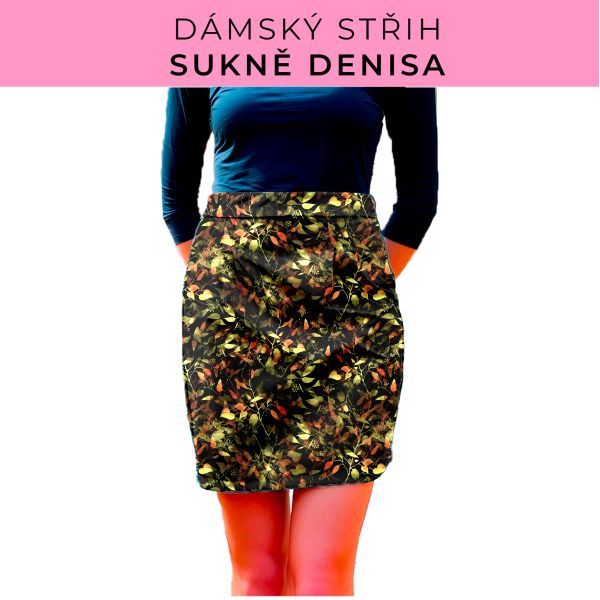 Dámský střih - Dámská sukně Denisa