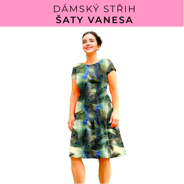 Dámský střih šaty Vanesa