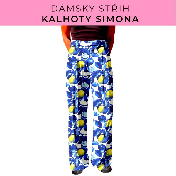 Dámský střih - kalhoty Simona