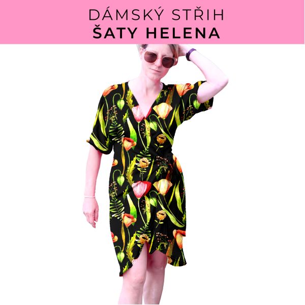Dámský střih na šaty  Helena