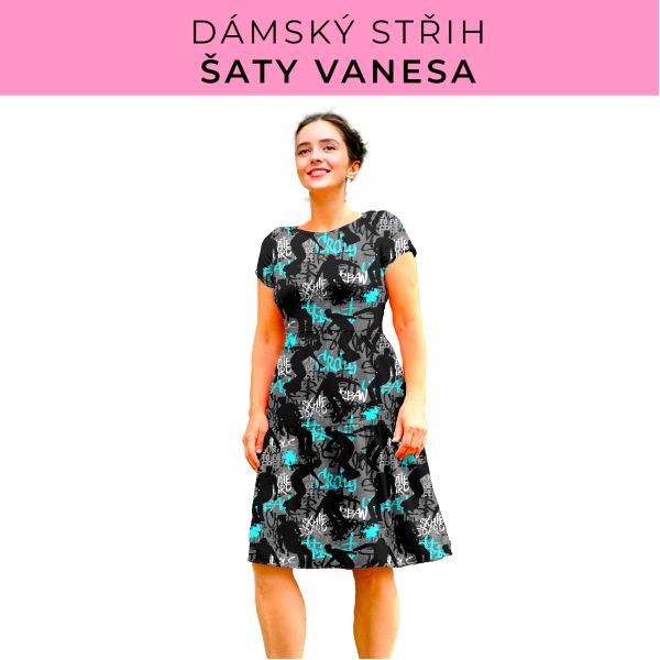 Dámský střih šaty Vanesa