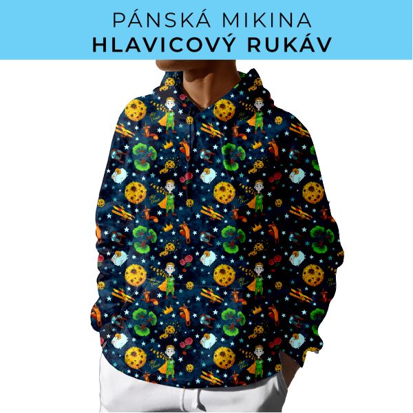 PÁNSKÝ střih - mikina s kapucí