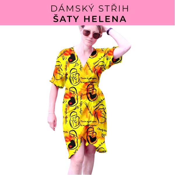 Dámský střih na šaty  Helena