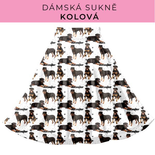 DÁMSKÝ střih - Kolová sukně