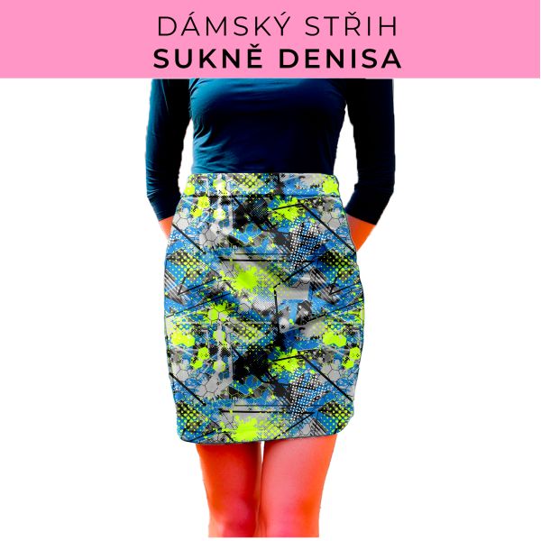 Dámský střih - Dámská sukně Denisa