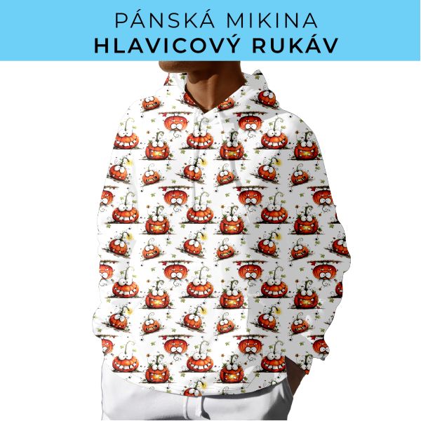 PÁNSKÝ střih - mikina s kapucí