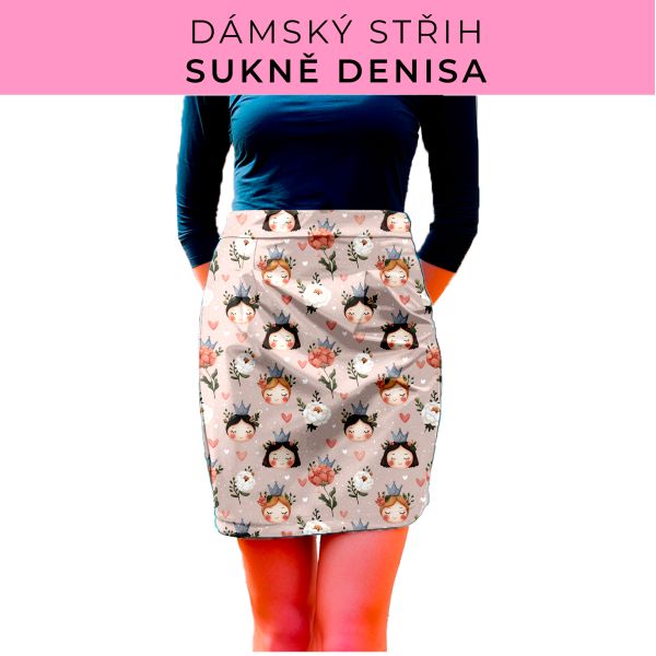 Dámský střih - Dámská sukně Denisa