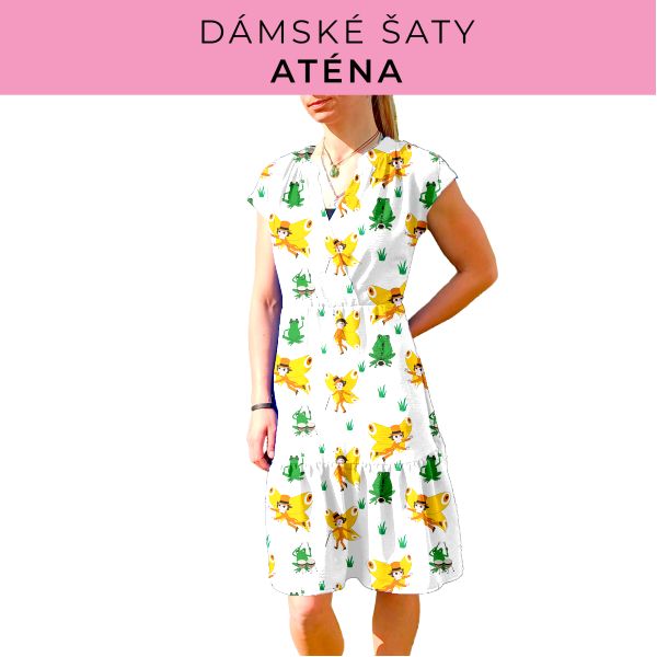 DÁMSKÝ střih - šaty Aténa