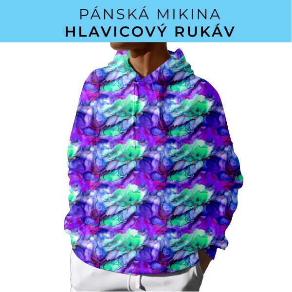 PÁNSKÝ střih - mikina s kapucí