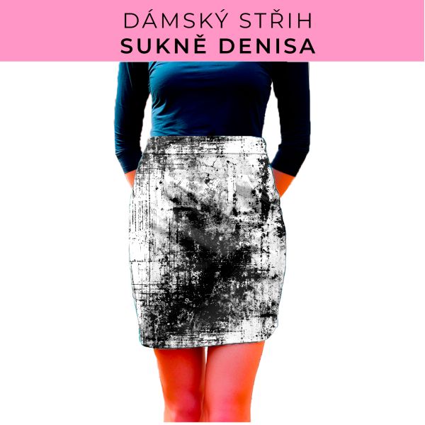 Dámský střih - Dámská sukně Denisa