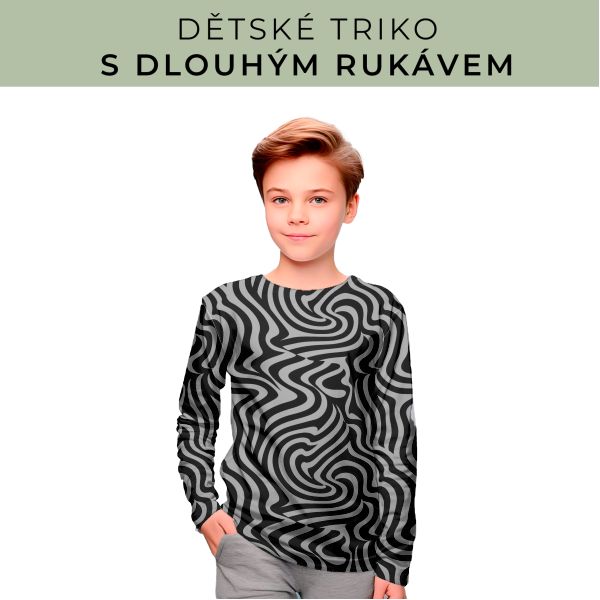 DĚTSKÝ střih - triko dlouhý rukáv