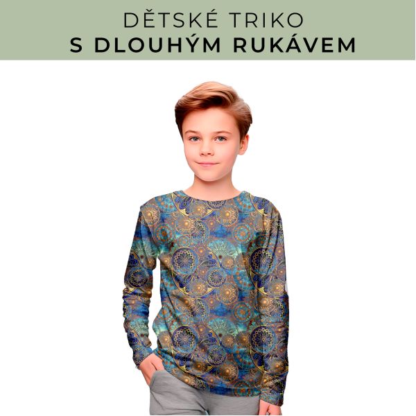 DĚTSKÝ střih - triko dlouhý rukáv