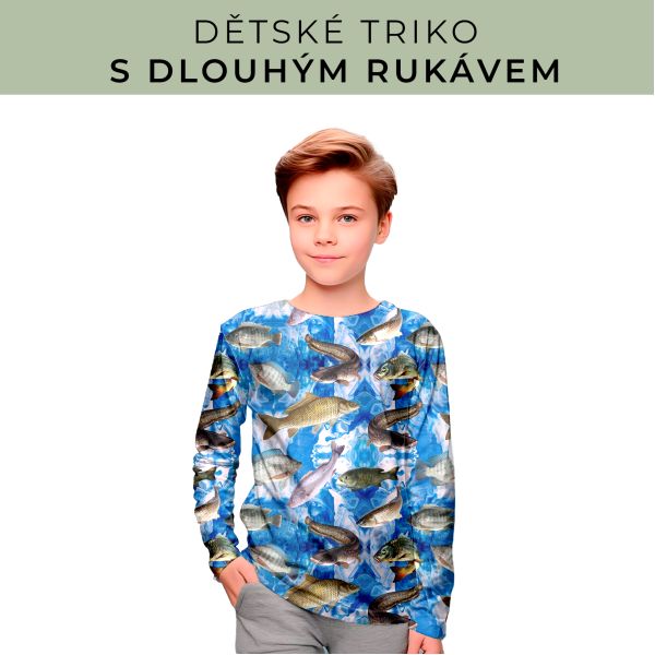 DĚTSKÝ střih - triko dlouhý rukáv