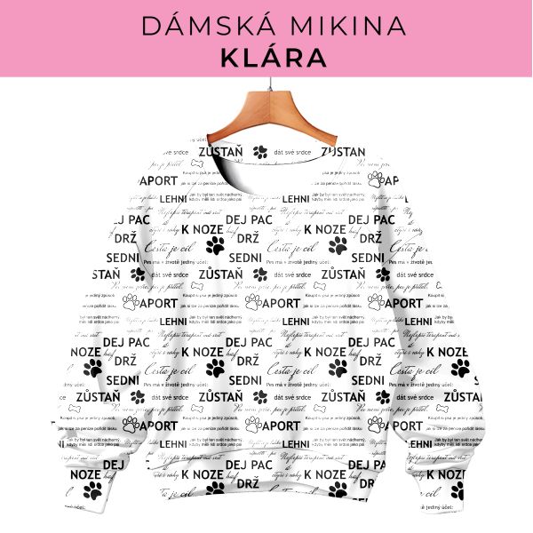 DÁMSKÝ střih - mikina Klára