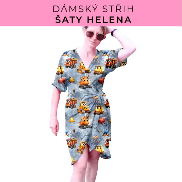 Dámský střih na šaty  Helena