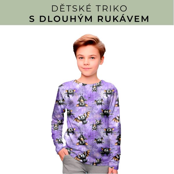 DĚTSKÝ střih - triko dlouhý rukáv