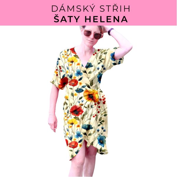 Dámský střih na šaty  Helena