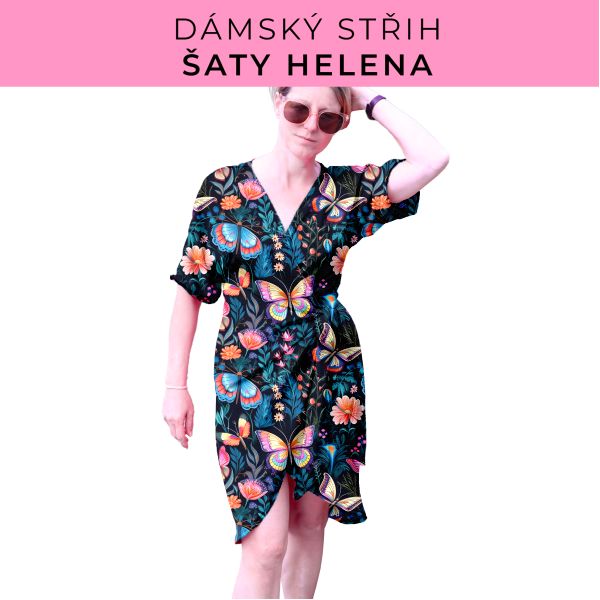 Dámský střih na šaty  Helena