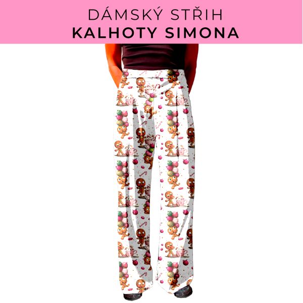 Dámský střih - kalhoty Simona