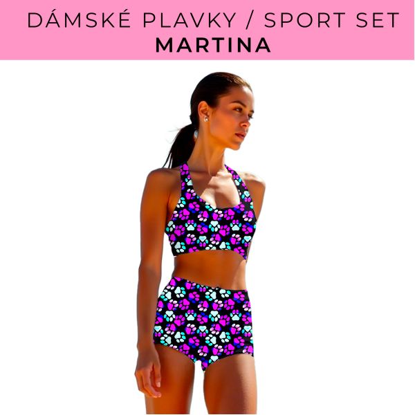 Dámský střih - plavky / sportovní set Martina