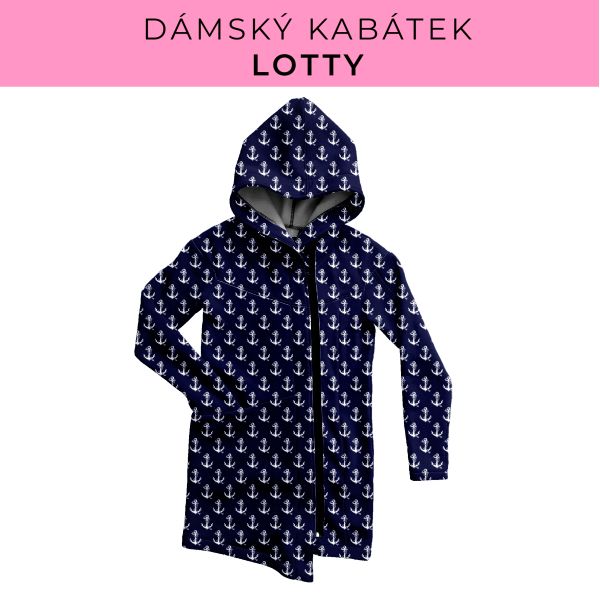 DÁMSKÝ střih - Kabátek Lotty