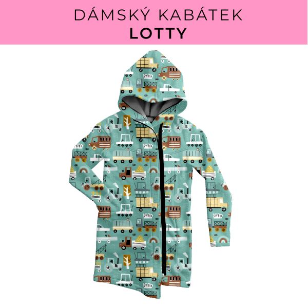 DÁMSKÝ střih - Kabátek Lotty