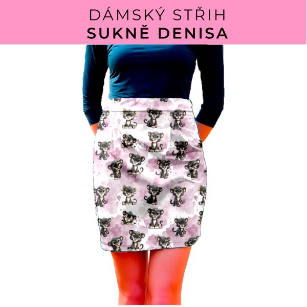 Dámský střih - Dámská sukně Denisa