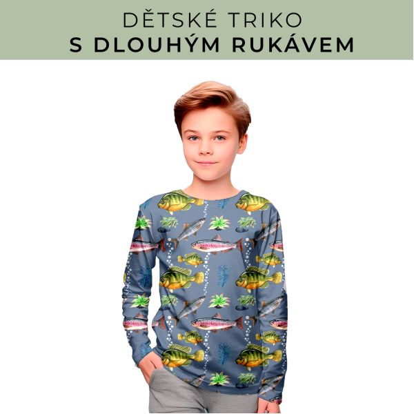 DĚTSKÝ střih - triko dlouhý rukáv