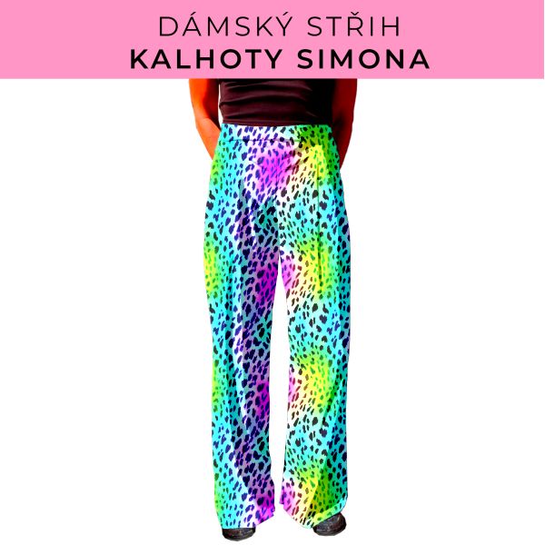 Dámský střih - kalhoty Simona