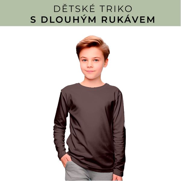 DĚTSKÝ střih - triko dlouhý rukáv