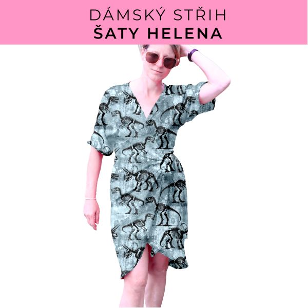 Dámský střih na šaty  Helena