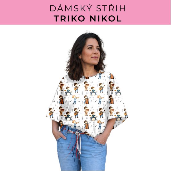 Dámský střih -  triko Nikol