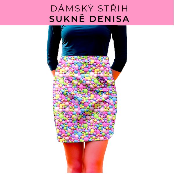 Dámský střih - Dámská sukně Denisa