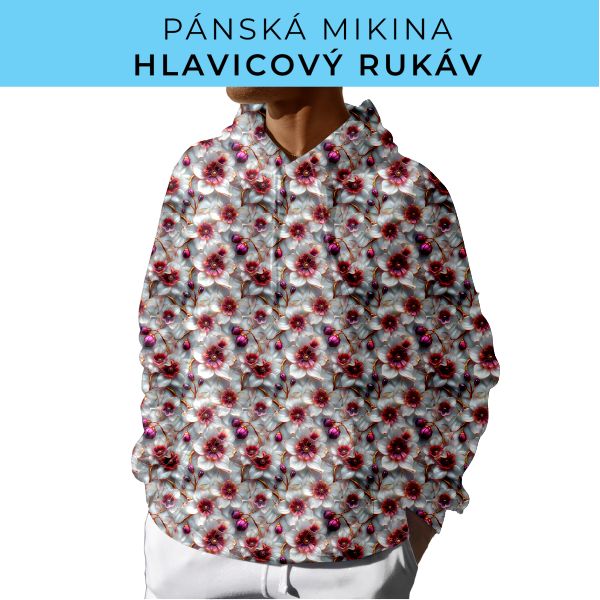 PÁNSKÝ střih - mikina s kapucí