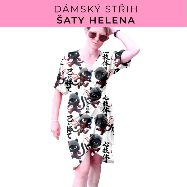 Dámský střih na šaty  Helena