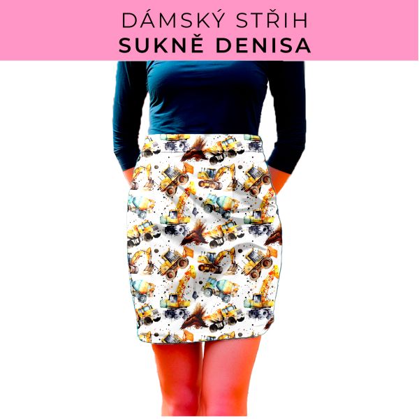 Dámský střih - Dámská sukně Denisa