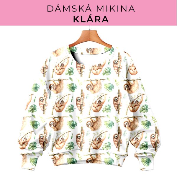 DÁMSKÝ střih - mikina Klára
