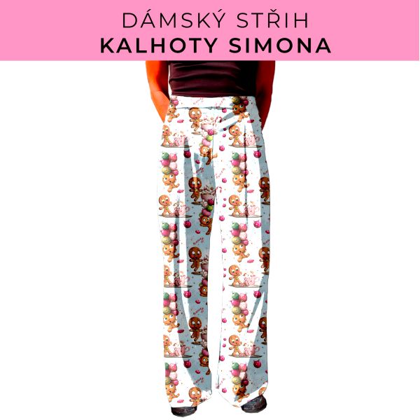 Dámský střih - kalhoty Simona