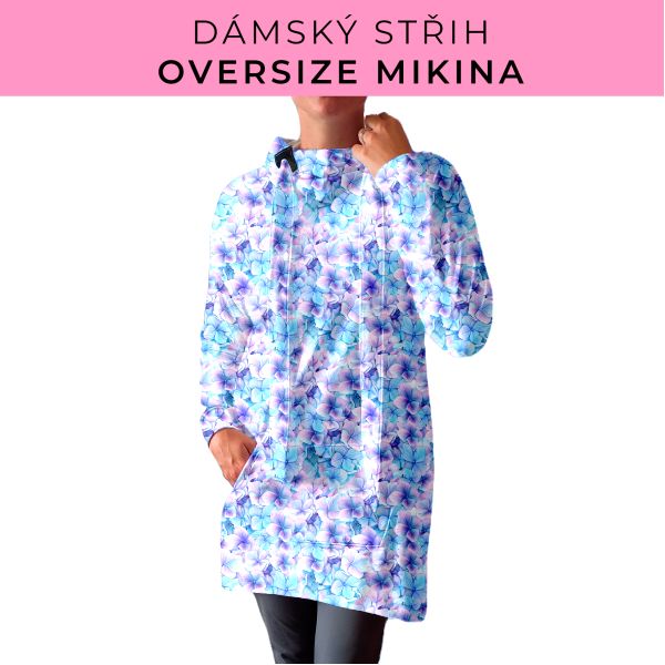 DÁMSKÝ střih - Oversize mikina