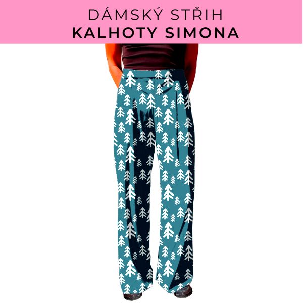 Dámský střih - kalhoty Simona