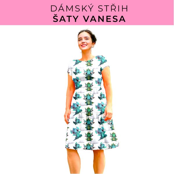 Dámský střih šaty Vanesa
