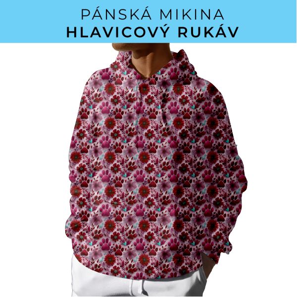PÁNSKÝ střih - mikina s kapucí